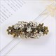 Colorful Crystal Flower Hair Clip - Retro Elegance For Women