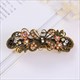 Colorful Crystal Flower Hair Clip - Retro Elegance For Women