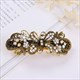 Colorful Crystal Flower Hair Clip - Retro Elegance For Women