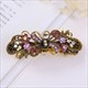 Colorful Crystal Flower Hair Clip - Retro Elegance For Women