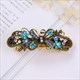 Colorful Crystal Flower Hair Clip - Retro Elegance For Women