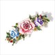 Purple Rose Crystal Flower Spring Hairpin – Vintage Elegance