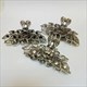 Rhinestone Crystal Flower Hair Claws – Retro Hair Accessory