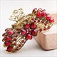 Rhinestone Crystal Flower Hair Claws – Retro Hair Accessory