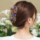 Rhinestone Crystal Flower Hair Claws – Retro Hair Accessory