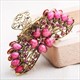 Rhinestone Crystal Flower Hair Claws – Retro Hair Accessory