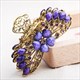 Rhinestone Crystal Flower Hair Claws – Retro Hair Accessory