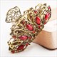 Rhinestone Crystal Flower Hair Claws – Retro Hair Accessory