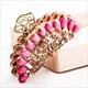 Rhinestone Crystal Flower Hair Claws – Retro Hair Accessory