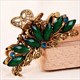 Rhinestone Crystal Flower Hair Claws – Retro Hair Accessory