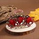Antik Bronze Strass Haarspange – Retro Metall Spange Klipp