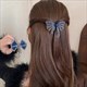 Sparkling Rhinestone Hairpin For Ponytail Style