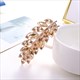 Elegant Crystal Leaf Spring Hairpin For Women