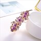 Elegant Crystal Leaf Spring Hairpin For Women