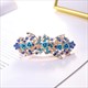 Elegant Crystal Leaf Spring Hairpin For Women