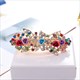 Elegant Crystal Leaf Spring Hairpin For Women