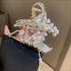 Elegant Rhinestone Flower Hair Claw