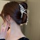 Elegant Rhinestone Flower Hair Claw