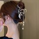 Elegant Rhinestone Flower Hair Claw