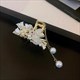 Elegant Rhinestone Flower Hair Claw
