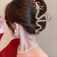 Red Bead Metal Rhinestone Tiara For Chinese New Year
