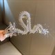 Chinese Dragon Rhinestone Pearl Hair Clips