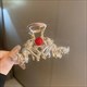 Chinese Dragon Rhinestone Pearl Hair Clips