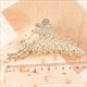 Rhinestone Adorned Metal Hair Claw Clip For Women
