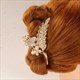 Rhinestone Adorned Metal Hair Claw Clip For Women