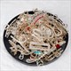 Rhinestone Adorned Metal Hair Claw Clip For Women