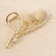 Rhinestone Adorned Metal Hair Claw Clip For Women