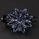 Rhinestone Floral Hair Claw - Elegant Hair Accessory For Women