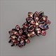 Rhinestone Floral Hair Claw - Elegant Hair Accessory For Women