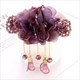 Elegant Yarn Flower Tassel Hairpin