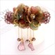 Elegant Yarn Flower Tassel Hairpin