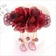 Elegant Yarn Flower Tassel Hairpin