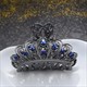 Vintage Resin Flower Hair Claws With Charm Butterfly Design