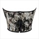 women's Gothic Bustier Top: Off-Shoulder Elegance