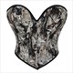 women's Gothic Bustier Top: Off-Shoulder Elegance