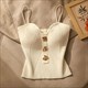 chic French Cross-Knit Suspender Camisole: Elevate Your Summer Style