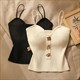 chic French Cross-Knit Suspender Camisole: Elevate Your Summer Style
