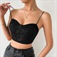 Herbst Halter Crop Top Tank Vest