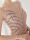 elegant Sequin Bodycon Party Dress: Black Gold