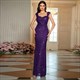 Sequin Suspender Long Evening Dress – Slim Fit Elegant Gown