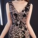 Sleveless Evening Dresses Elegant Mermaid Formal Dress Tull Sequind Prom Gown Lace Robe De Soriee Long Evening Party Dress