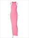 Ribbed Sleeveless Bodycon Maxi Dress For Women