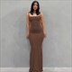 satin slip sleeveless backless maxi dress women summer bodycon eleganty outfits ladies birthday party club sundress