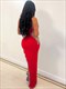 all-season elegance: solid color, rhinestone-embellished, off-shoulder, sleeveless bodycon maxi dress: perfect for casual to formal occasions
