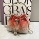 handle rhinestones evening clutch bag purses and handbag luxury designer shoulder bags shiny crystal clutch purse bucket bag