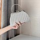 Damen Einfache Plissierte Bankett Prinzessin Tasche